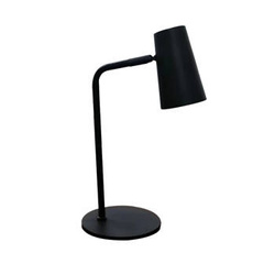 Stolní lampa Musk černá 1x15W GU10 nastavitelná, černé stínítko
