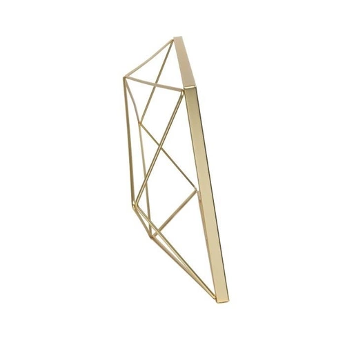 Zlatý fotorámeček Prisma Umbra glamour závěsný nebo stojící kovový skleněný