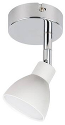 Roy nástěnné svítidlo 1x5W LED cob kulatá hlava 1e s přepínačem kd system bílá