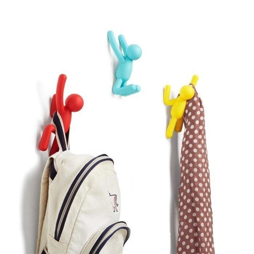 Moderní nástěnný věšák Buddy Umbra multicolor dekorativní sada 3 ks do předsíně