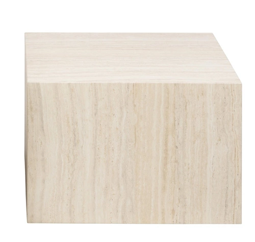 Sada 2 moderních béžových čtvercových konferenčních stolků do obýváku Dice Actona