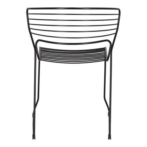 Sada 4 černých židlí Hilly