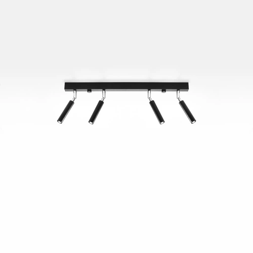 Stropní svítidlo Eyetech 4 černé moderní kovové do obýváku a kuchyně Sollux