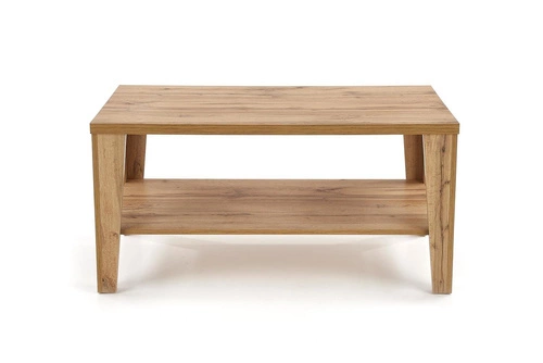 Konferenční stolek Deya obdélníkový dubový s policí moderní do obýváku Intesi 110x65 cm