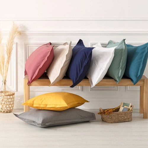 Povlak na polštář 50 x 70 cm bavlna bílá