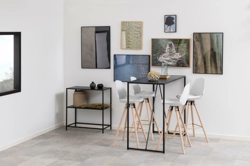 Barová židle Oslo bílá wood