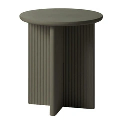 Konferenční stolek Palma kulatý 50 cm zelený moderní do obývacího pokoje