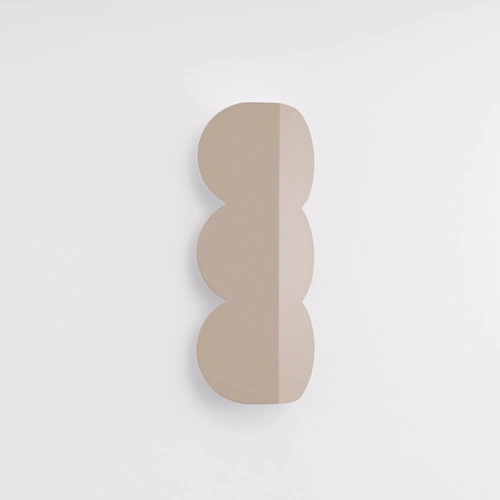 Nástěnné svítidlo BISCUIT taupe moderní do obýváku a ložnice