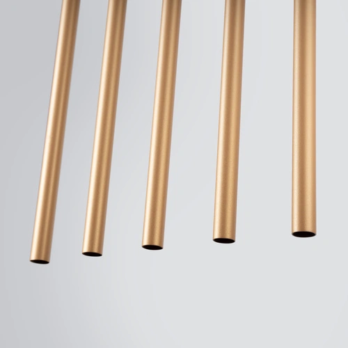 Závěsné svítidlo zlaté Pastelo 5ramenné moderní kovové do obýváku a jídelny SOLLUX