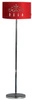 Dekorativní stojací lampa # # červená 1x60W E27 + stínidlo 77-30729