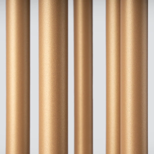 Moderní zlaté závěsné svítidlo Pastelo 5P do obývacího pokoje a jídelny