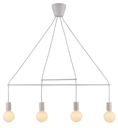 Závěsné svítidlo Alto moderní bílá kovová nastavitelná do obýváku a ložnice 94 cm