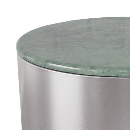 Konferenční stolek Actona Cangas kulatý 45 cm mramorový zelený moderní