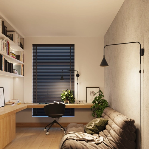 Moderní nástěnné svítidlo NOX černé kovové do ložnice a obýváku SOLLUX LIGHTING 61 cm