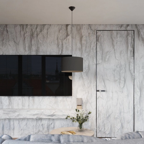 Závěsné svítidlo NOVA 40 černé, nastavitelné, minimalistické do obýváku a jídelny