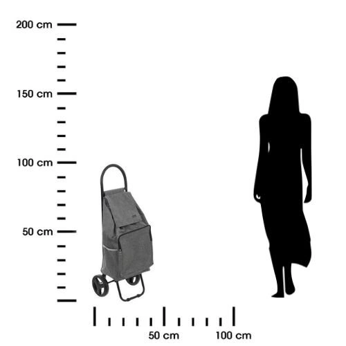 Nákupní vozík Nomade šedý