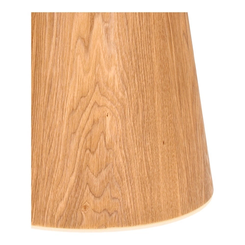 Kulatý stůl Soleilo 80 cm přírodní dub na jedné noze do obýváku a kavárny Intesi