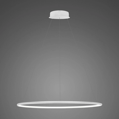 Závěsná lampa Led Circles No.1 80 cm 4K stmívatelná černá