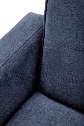 Rohová rozkládací pohovka s funkcí spaní Gyda modrá loftová do obýváku Intesi