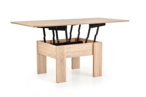 Rozkládací jídelní stůl Begrad dub sonoma moderní do jídelny a kuchyně se zvedací deskou