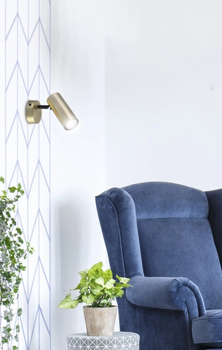 Nástěnné svítidlo Colly moderní zlaté LED nastavitelné do obýváku a ložnice CANDELLUX