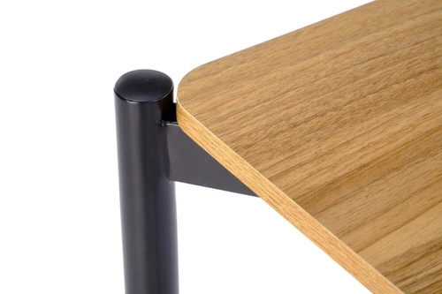 Sada stůl + 2 židle Maddie přírodní/černá