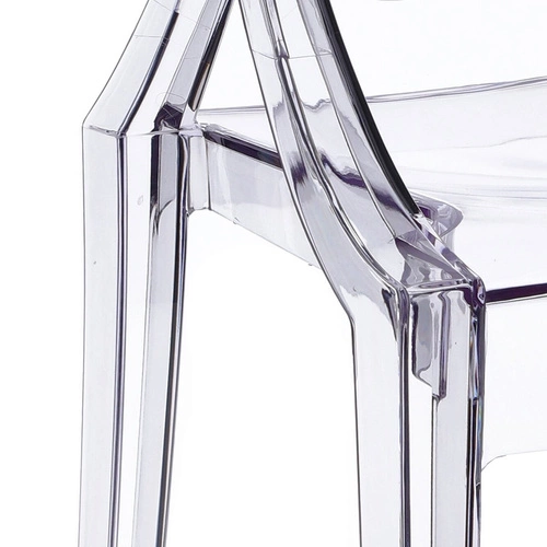 Jídelní židle Royal průhledná inspirovaná Louis Ghost stohovatelná moderní