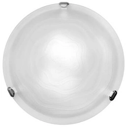 Stropní LED svítidlo Wrap 30 cm bílé skleněné moderní do obýváku a kuchyně CANDELLUX