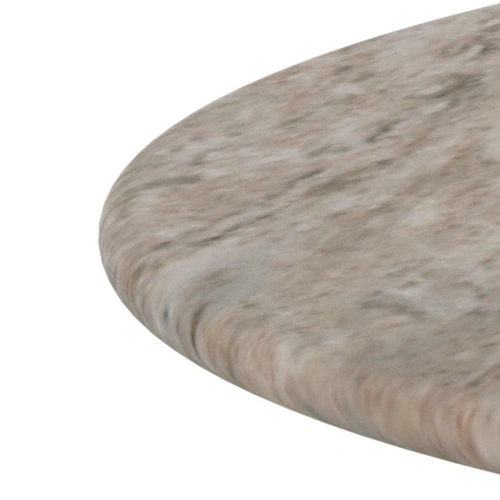 Konferenční stolek Ferrol kulatý mramorový 80 cm šedý moderní do obýváku