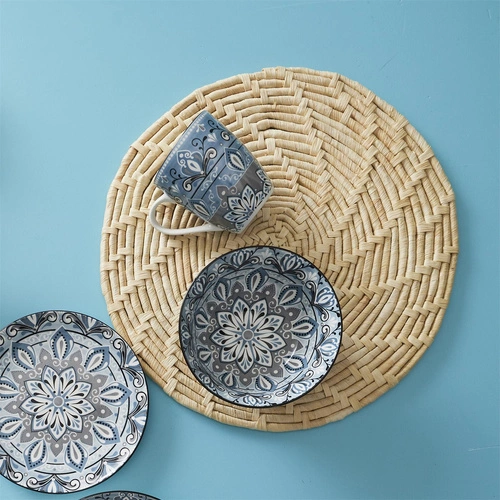 Kukuřičná kulatá podložka pod talíř 34 cm