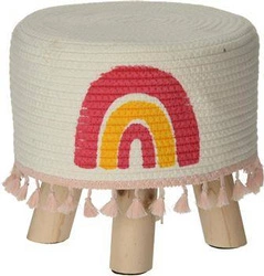 Dětská stolička Rainbow Intesi béžová dřevěná do dětského pokoje příjemná na dotek