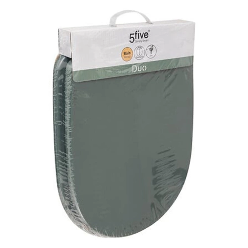 Zelené WC sedátko Duo z duroplastu s pomalým sklápěním moderní