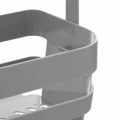 Závěsná dvoupatrová sprchová police šedá moderní 5five simply smart