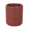 Vonná svíčka Intesi Earth Dakar terakota moderní kulatá do obývacího pokoje 10 cm