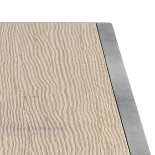 Industriální úzká konzole Seaford Slim s policí dub přírodní do předsíně a obývacího pokoje