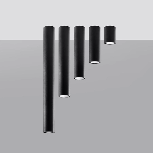 Stropní svítidlo černé Lagos 20 moderní kovové do obýváku kuchyně ložnice