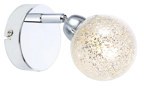 Moderní LED nástěnné svítidlo Kaleidoscope chrom nastavitelné do ložnice a obývacího pokoje CANDELLUX