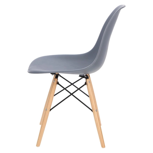 Židle P016W PP tmavě šedá