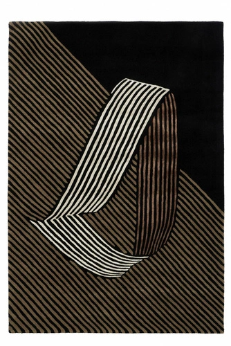 Moderní vlněný koberec Emerald Gold 160x230 ručně tkaný do obýváku a ložnice Carpet Decor