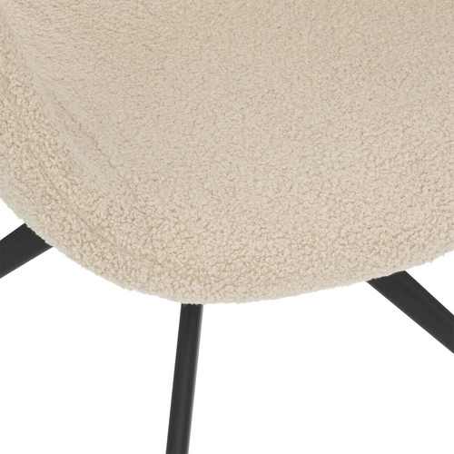 Čalouněná židle s područkami Kale Atmosphera béžová moderní do obýváku a jídelny