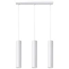 Závěsné svítidlo trojité Lagos bílé moderní do obýváku kuchyně nad ostrůvek 90 cm