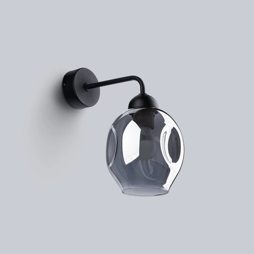 Moderní nástěnné svítidlo FILLAN 1 černé kovové do obývacího pokoje a ložnice SOLLUX LIGHTING