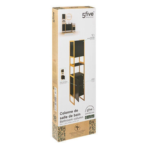 Vysoká skříňka Natureo 170cm černá