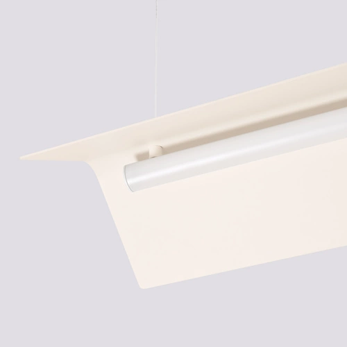 Moderní závěsné LED svítidlo ELVA béžové do obýváku a jídelny s nastavitelnou výškou