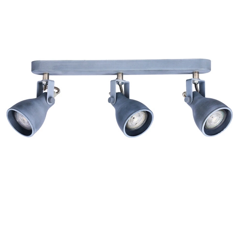 Stropní svítidlo Ash moderní šedé nastavitelné 3bodové do obýváku a ložnice