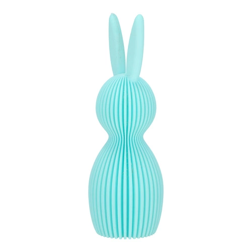 Intesi velikonoční figurka králík velký tyrkysový moderní dekorace na stůl do obýváku