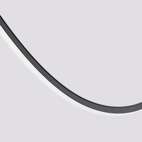 Moderní LED lustr ALVAR 1 černý nad stůl do obýváku a jídelny Thoro