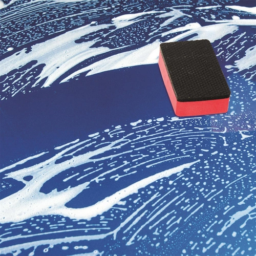 Houba na mytí aut červená/černá