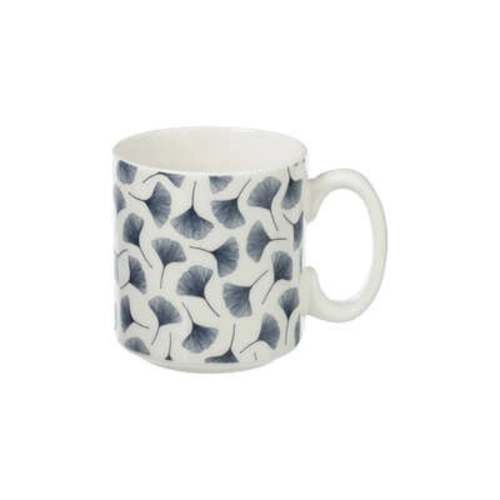 Sada 4 elegantních keramických hrnků Japan 260 ml šedá na kávu a čaj 5five