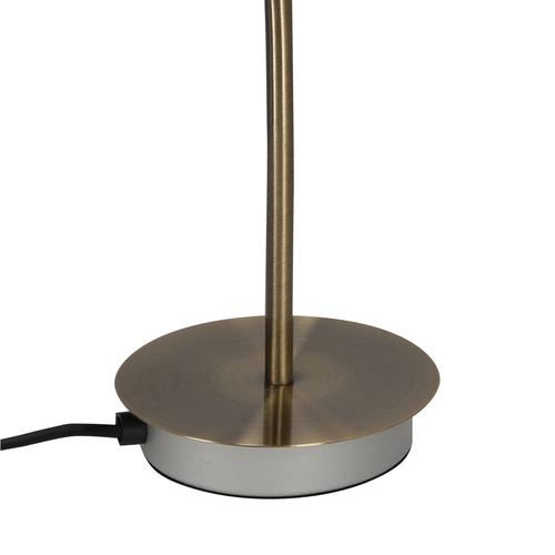 Kroton moderní stolní lampa s nastavitelným stínidlem do ložnice a obýváku sklo patina